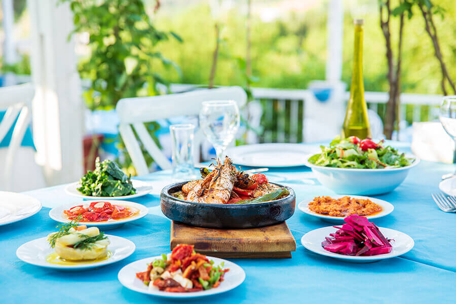 Be sure to taste the delicious dishes of Bodrum