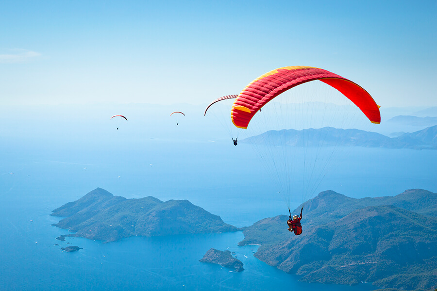 Paraglide over Oludeniz Nature Park