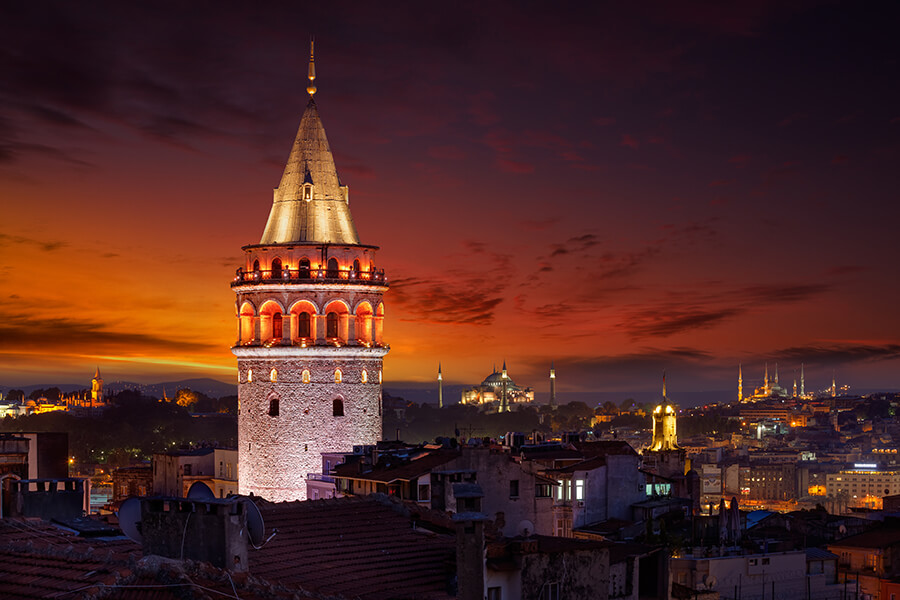 Watch Istanbul from the Galata Tower!